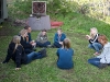 Patrullscouterna diskuterar sjukvård med Stefan
